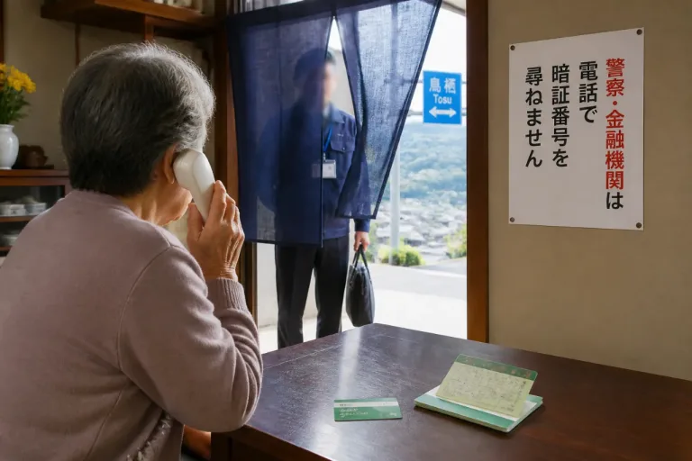 佐賀・鳥栖で預貯金詐欺が連続発生 手口と家庭でできる対策