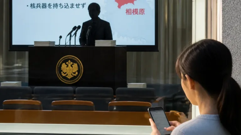 相模原に影響する政府の核政策堅持─木原官房長官が非核三原則を改めて強調