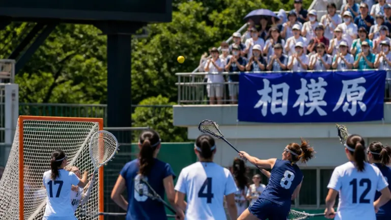 相模原のファンも注目 ラクロス女子、日本が白星発進
