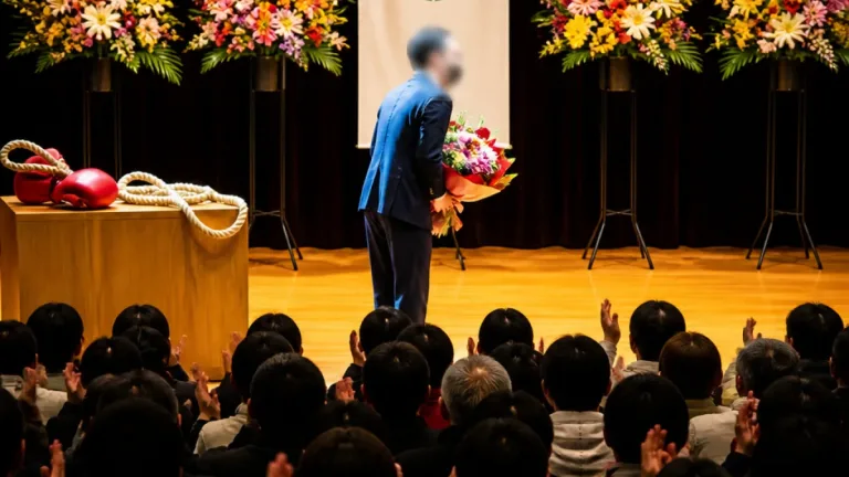 相模原で再出発を報告 中谷潤人が結婚報告と市長から祝辞