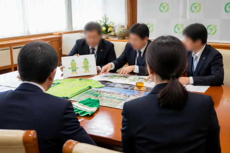 さいたまブロンコス新体制、市長に今後の方針を報告