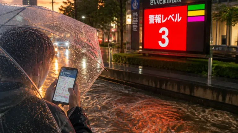 さいたま市に大雨警報（レベル3）発表