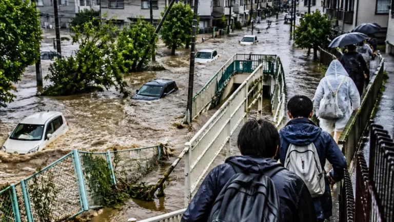 県南部でレベル3大雨警報、浸水と土砂に警戒を