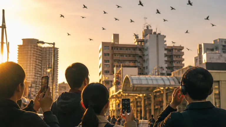 さいたまで「まちの音」を記録 夕暮れのカラスに耳を澄ます市民行動