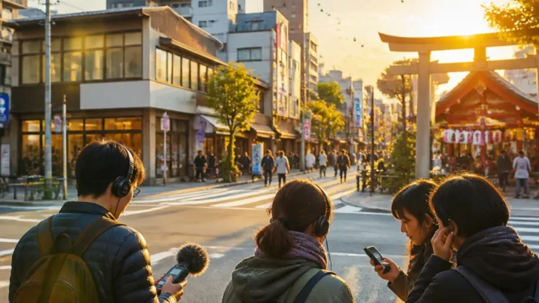 さいたま・大宮で街の音を聴く歩行型ワークショップ開催