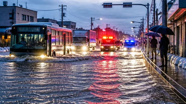 さいたまで記録的短時間大雨 道路冠水や住宅浸水の影響続く