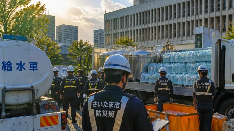 埼玉・さいたま、市町が熊本へ職員と物資を派遣