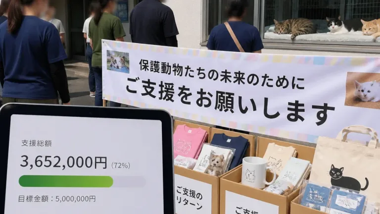 堺の保護ネコ支援、動物指導センターへ寄付するクラウドファンディング始動