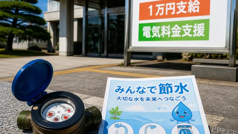 坂井市、生活支援を拡充 水道基本料減免をさらに延長