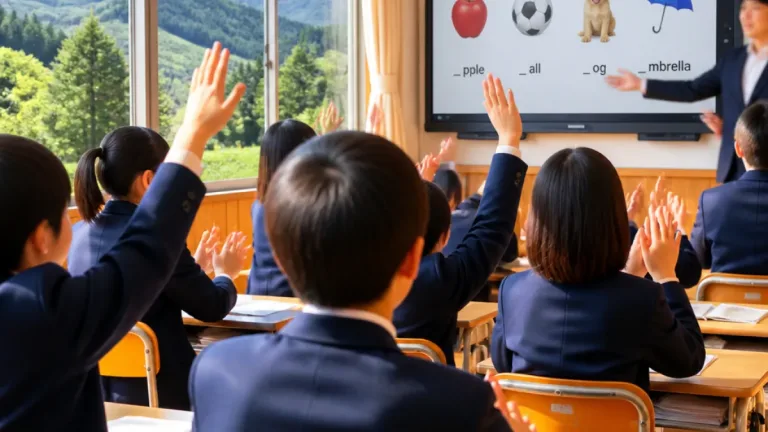 授業時数弾力化の試行、那須の中学校で英語授業に変化