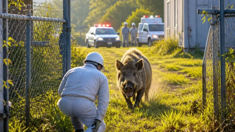 さぬき市の工場敷地でイノシシが従業員をかむ 警察が注意呼び掛け