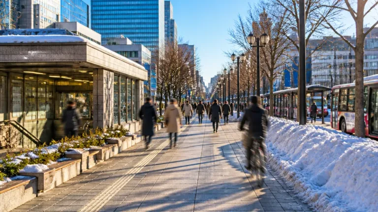 札幌・真駒内駅前に「広い遊歩道」整備へ 歩きたくなるまちを目指す