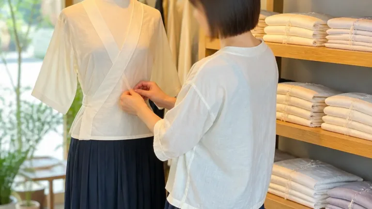 富山大生ら考案、初心者向け和装下着「さら襦袢」を商品化