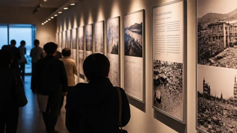 佐世保で原爆パネル展、被害の実像伝え「県北でこそ見てほしい」