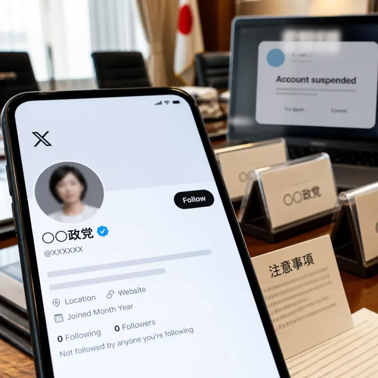 AI生成の“架空候補”投稿、政党名使用で民主主義の信頼揺らぐ