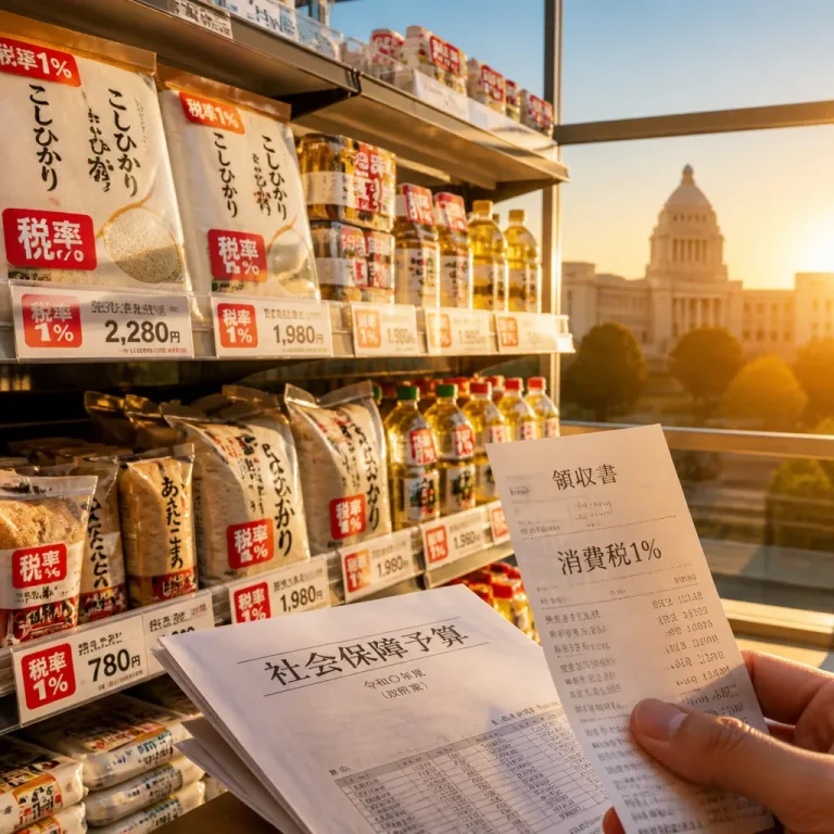 首相の食料品消費税1％減税表明が問う制度的責任