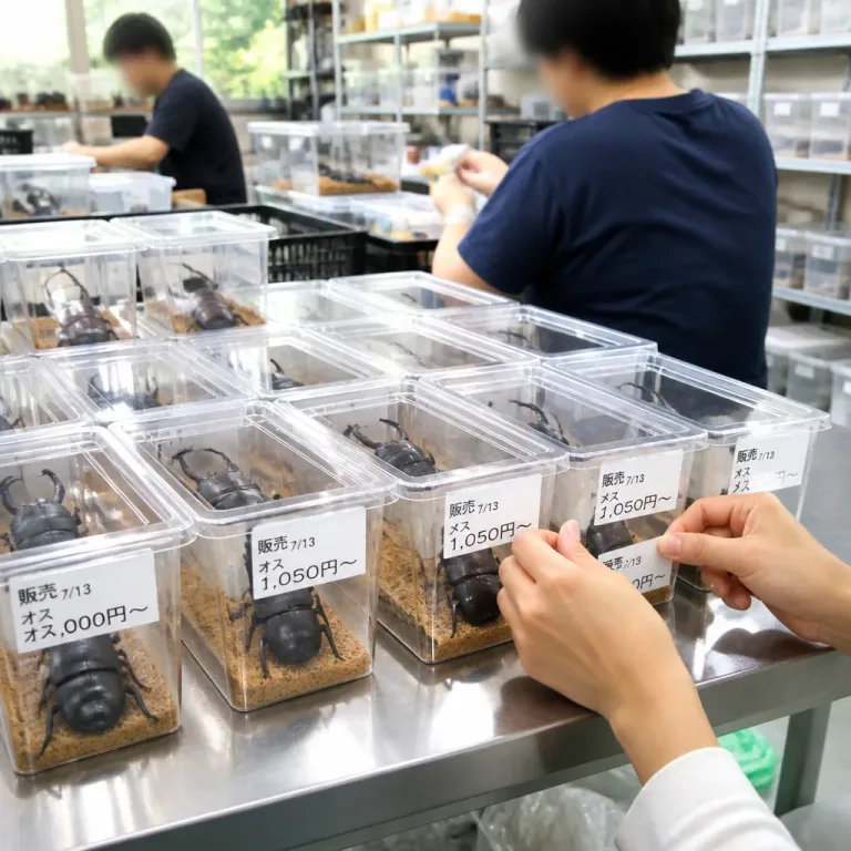 福知山の生活介護事業所がオオクワガタ約220匹を販売へ