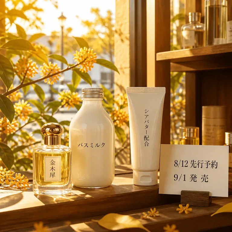 生活の木、秋限定「金木犀」シリーズを9月1日発売へ
