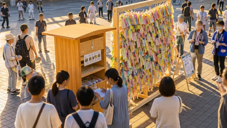 堺・泉北で始動「まち未来じ」 駅前で住民の声を可視化する実験
