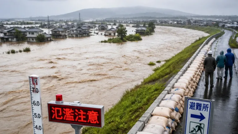仙台管内の江合川で「氾濫注意」継続 浸水想定地域と住民向け対策