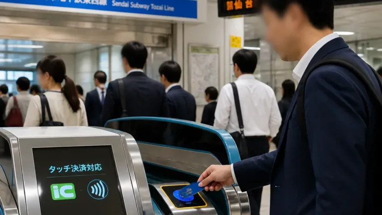 仙台・東西線でクレジットカードによるタッチ決済導入、通勤利便性に変化