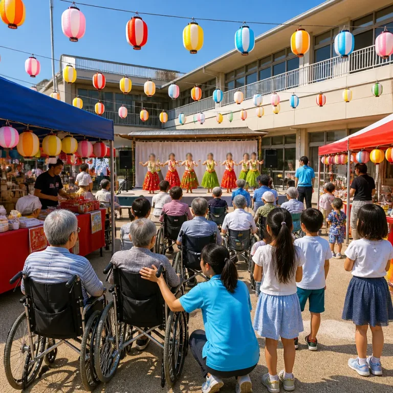 地域とつながる夏祭り デイサービスが開いた交流の場