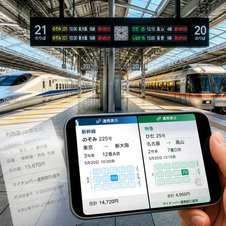 EXサービスとe5489が連携 新幹線・特急予約の一体確認へ