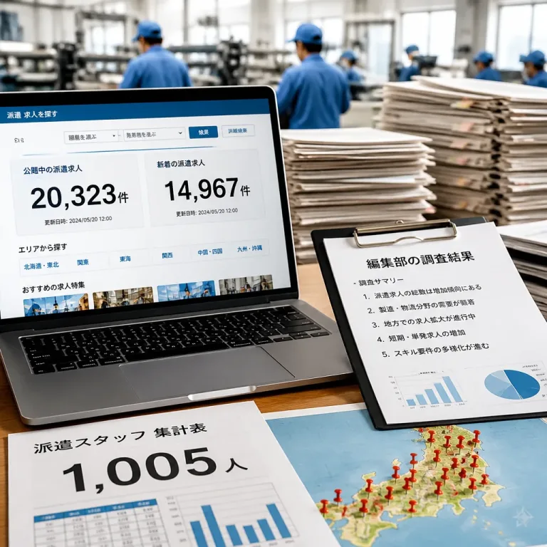 製造系派遣「テクノサービス」評判を公式データで検証・解説