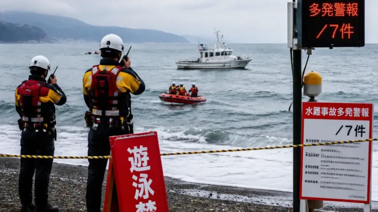 1週間で7件の水難、県が多発警報を発令