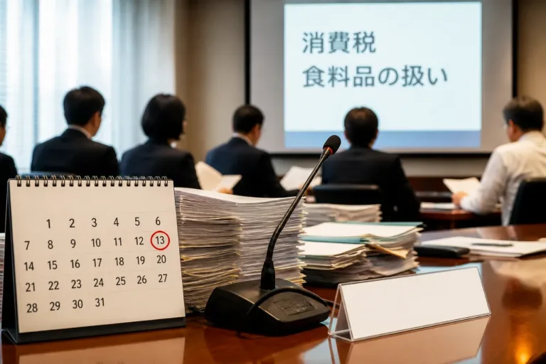 消費税扱う超党派会議が13日に実務協議を再開へ