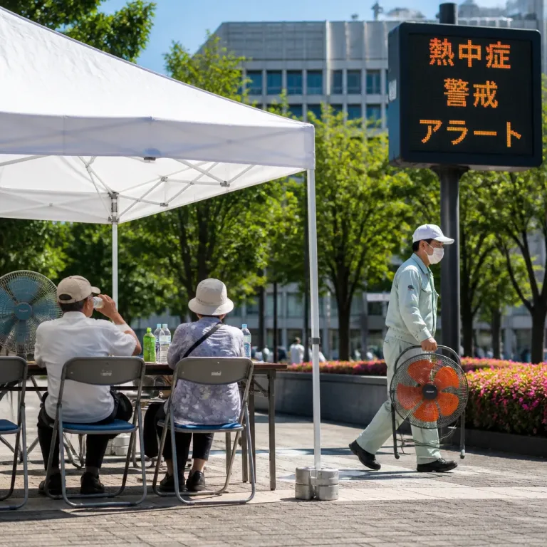 山口県に連日の熱中症警戒アラート、命を守る行動を