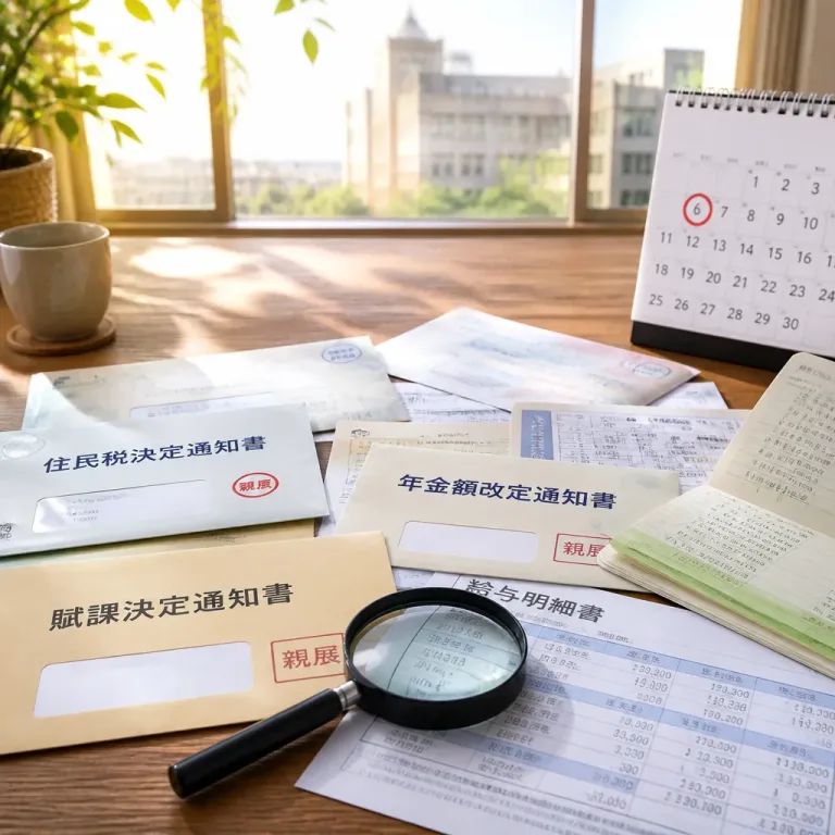 6月の通知書を開いてますか 手取り減を防ぐチェックポイント