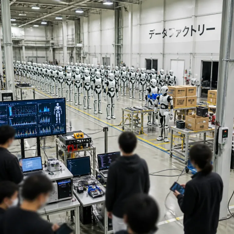 人型ロボットの実用化へ、データ工場が千葉で稼働