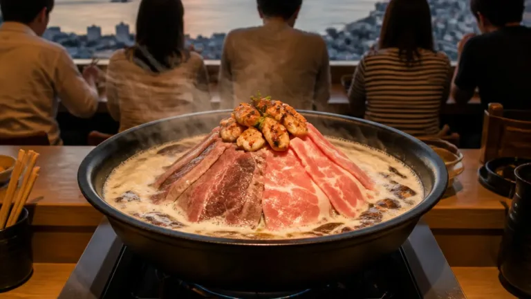 シェラトン鹿児島、桜島を表現した“黒鍋”を9月6日から提供