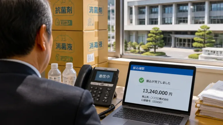 病院名を騙る電話で会社役員が約1324万円を振込む被害