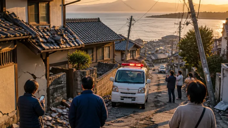 島原半島で震度4観測、津波の心配はなし