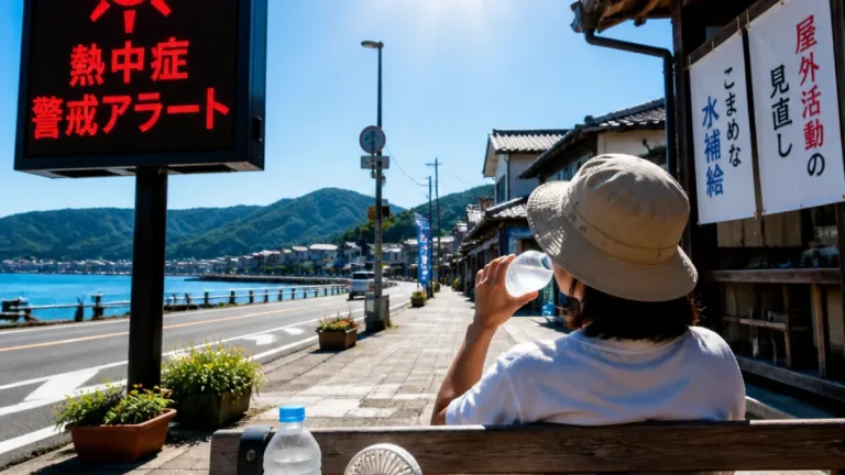島根県に熱中症警戒アラート 屋外活動の見直しと水分補給を