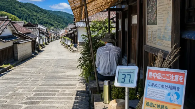 強い高気圧で島根も高温続く 津和野は37℃予想、熱中症対策を