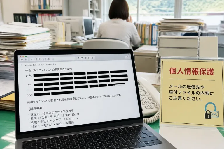 県立大が申込者へアドレス露出のメール誤送信