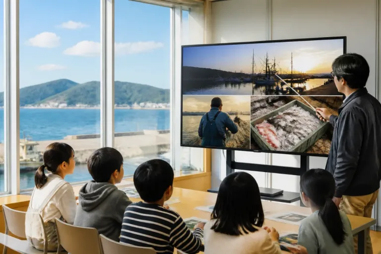 下関市が小学生向けに漁業紹介動画を制作 担い手不足対策の視点から