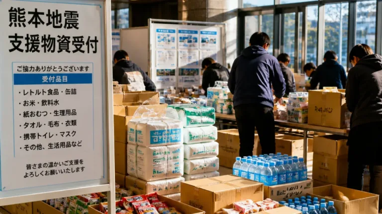 下関市、熊本地震被災地へ支援物資の提供呼びかけ