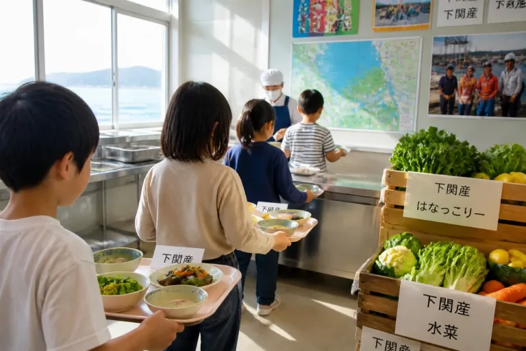下関産食材を活かした給食、子どもの地域愛着を育む取り組み進む