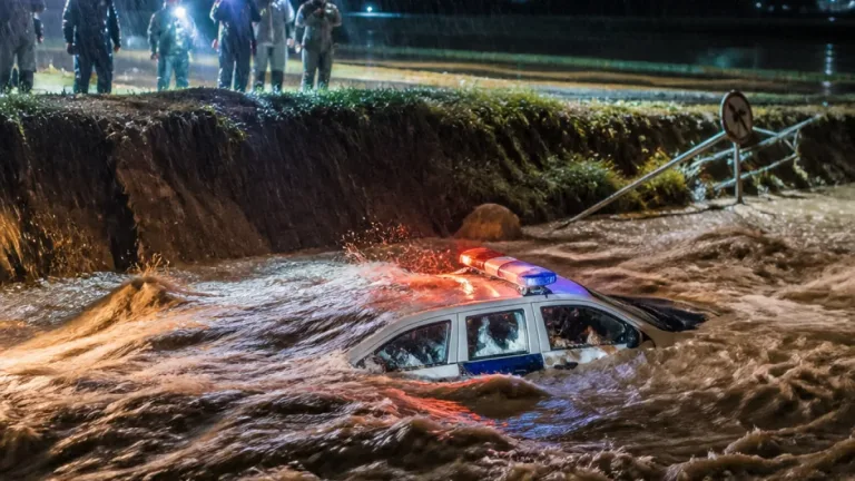 大雨特別警報の夜、新庄で救助に向かった警察官2人が流され殉職