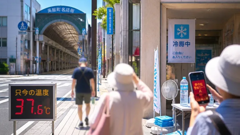 静岡で熱中症警戒アラート発表 外出自粛と生活対策を徹底を