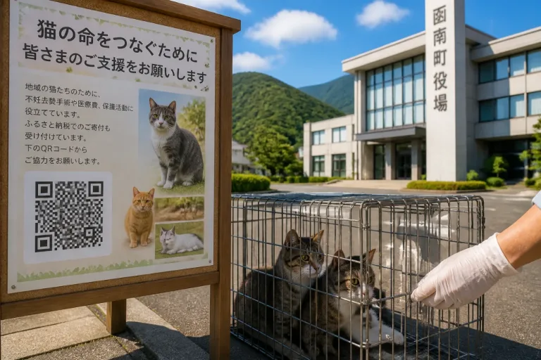 静岡・函南町、飼い主のいない猫支援でふるさと寄付を開始