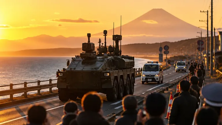静岡で目撃の“自衛隊向け戦闘車両” 正体と地域への影響を追う