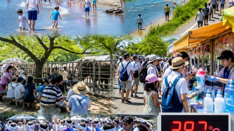 猛暑続く週末 県内行楽地と生活への影響