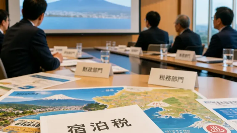 宿泊税導入も視野に 新財源検討へ初会合