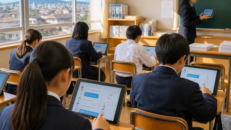 公立中23校で生成AI学習支援継続導入