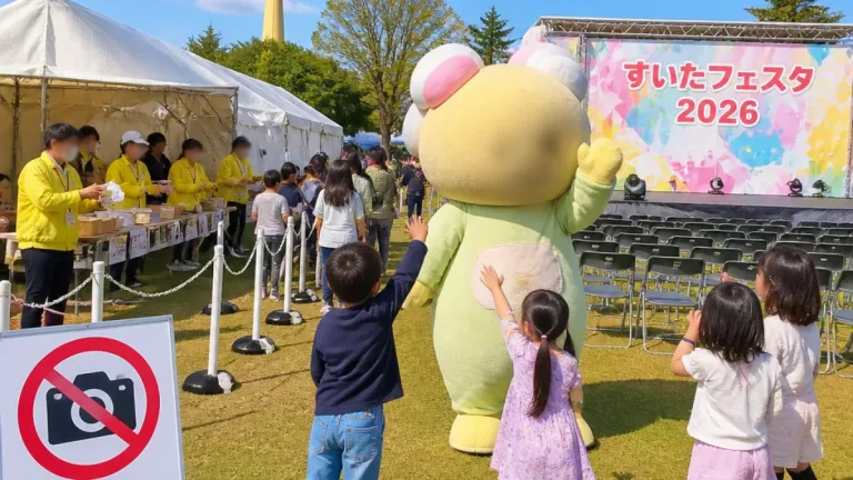 吹田で開催 すいたフェスタにマイメロディ＆クロミが登場